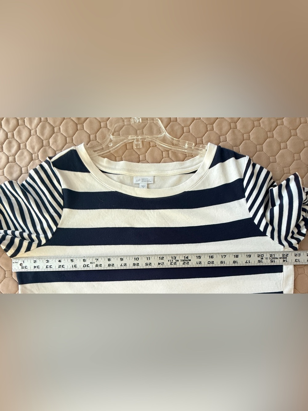 J. Jill EUC Nautical Striped Top made
of 100% organically grown cotton.
Size M - Picture 8 of 10